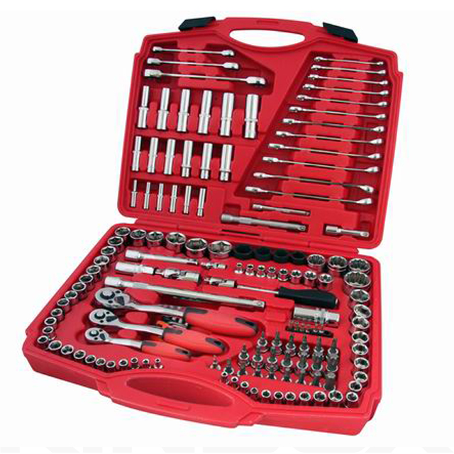 150 STÜCKE 1/4 &quot;&amp; 3/8&quot; &amp; 1/2 &quot;DR.Socket Wrench Hand Tool Box Set
