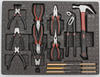 7 Schublade Kunststoffwerkzeugkiste mit Werkzeugen für Garage